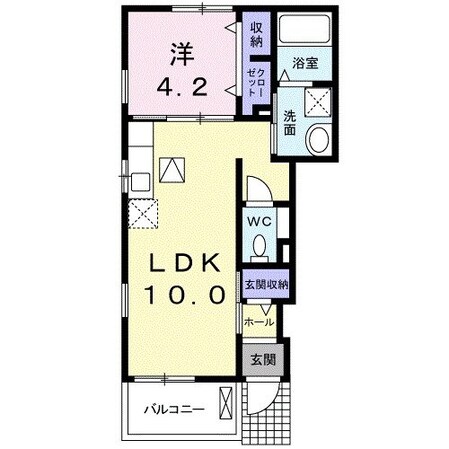 羽犬塚駅 徒歩82分 1階の物件間取画像